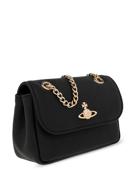 mini purse chain bag woman black  VIVIENNE WESTWOOD | 5C01000BW-L001N-N402